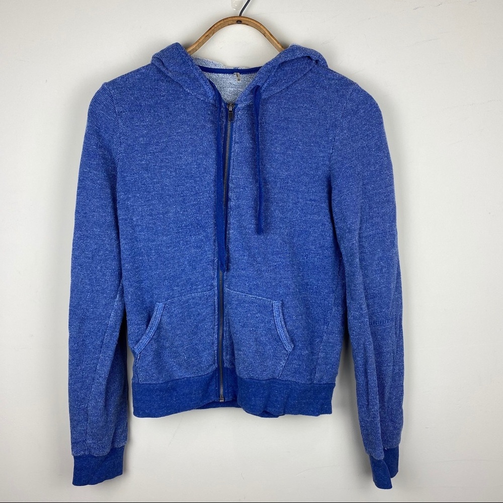 🍀[Tresics] Zip-up Hoodie; Size Small; Blue